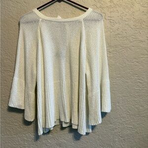 Vici Cream Knit Women's Poncho